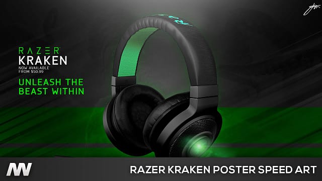 razer kraken poster