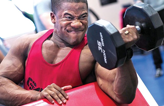 fit man working out
